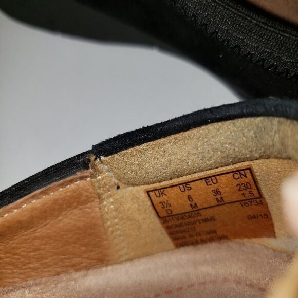 Clarks Artisan Daelyn Hill Wedge Black Sue… - Picture 3 of 8